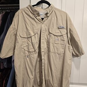 Columbia Beige Bahama Shirt